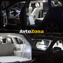 LED Лед Диодни Крушки За Габарит Силикон COB Т10 W5W 300lm 12V Бели - Avtozona