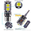 LED Лед Диодни Крушки За Габарит Т10-5050 W5W 9 SMD 12V 5 Цвята Светлина - Avtozona