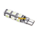 LED Лед Диодни Крушки За Габарит Т10 W5W 13 SMD 12V Зелена Canbus - Error free Без грешки - Avtozona