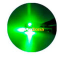 LED Лед Диодни Крушки За Габарит Т10 W5W 5 SMD 12V Зелена - Avtozona