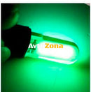 LED Лед Диодни Крушки За Габарит Т10 W5W COB 12-Core 12V Зелена Canbus - Error free Без грешки - Avtozona