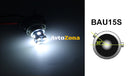 LED Лед Крушки 22 SMD BA15S 1156 (P21W) Асиметрични Разминати пинове (150°) Offset 12V Бяла Светлина - Avtozona