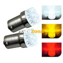 LED Лед Крушки Mигач Стоп Габарит Халоген 9 LED 1156 BA15S,12V Бяла Оранжева Червена - Avtozona