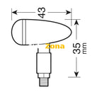 LED мигачи DROP BLACK - 90482 - Avtozona