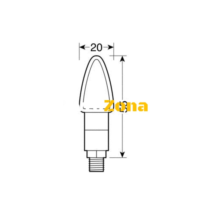 LED мигачи ATOM BLACK – 90101 - Avtozona