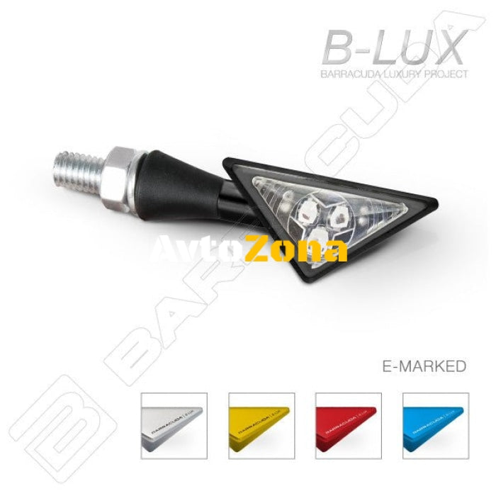 LED мото мигачи BARRACUDA Z-LED B-LUX SILVER - Avtozona