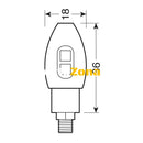 LED мото мигачи VOLT BLACK 90504 - Avtozona