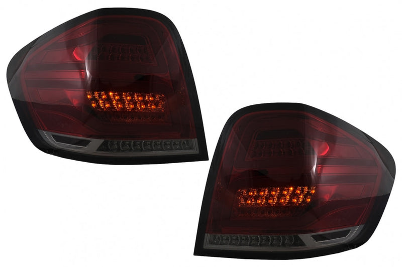 LED стопове за Mercedes M-Class W164 (2005-2008) Red Smoke - Avtozona