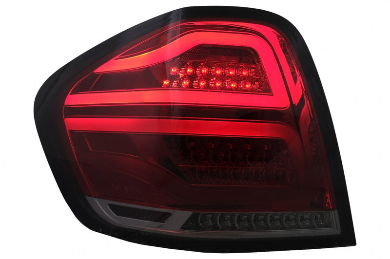 LED стопове за Mercedes M-Class W164 (2005-2008) Red Smoke - Avtozona