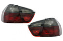 LED СТОПОВЕ за BMW 3 Series E90 (03.2005-08.2008) в Червено/Опушен Дизайн - Avtozona