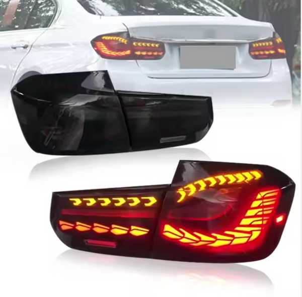 LED Стопове за BMW 3 Series F30 2012-2019 RED SMOKE E-MARK - Avtozona