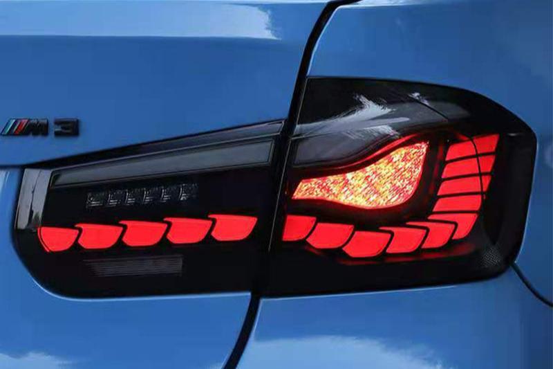 LED Стопове за BMW 3 Series F30 2013-2018 RED SMOKE M4 - Avtozona