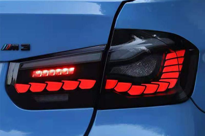 LED Стопове за BMW 3 Series F30 2013-2018 RED SMOKE M4 - Avtozona