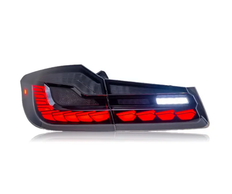 LED Стопове за BMW 5 Series G30 (2017-2019) RED SMOKE - Avtozona