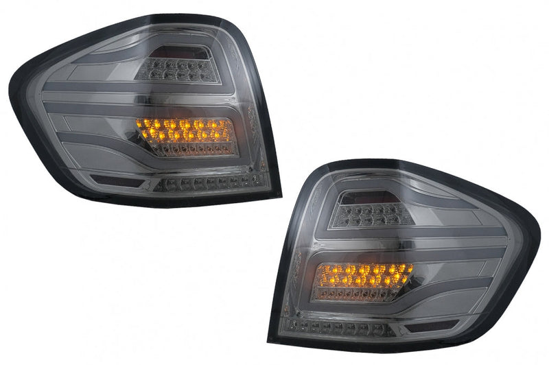 LED стопове за Mercedes M-Class W164 (2005-2008) Smoke - Avtozona