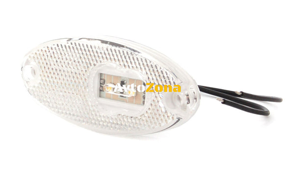 LED Светодиоден Габарит Бял Е-Mark 12V-24V - Avtozona