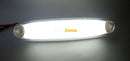 LED Светодиоден Габарит Неон Ефект Маркер Токос Бял 12V-24V 107 мм - Avtozona