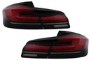 M Look RED CLEAR LED СТОПОВЕ за BMW 5 Series F10 (2011-2017) Conversion to G30 LCI - Avtozona