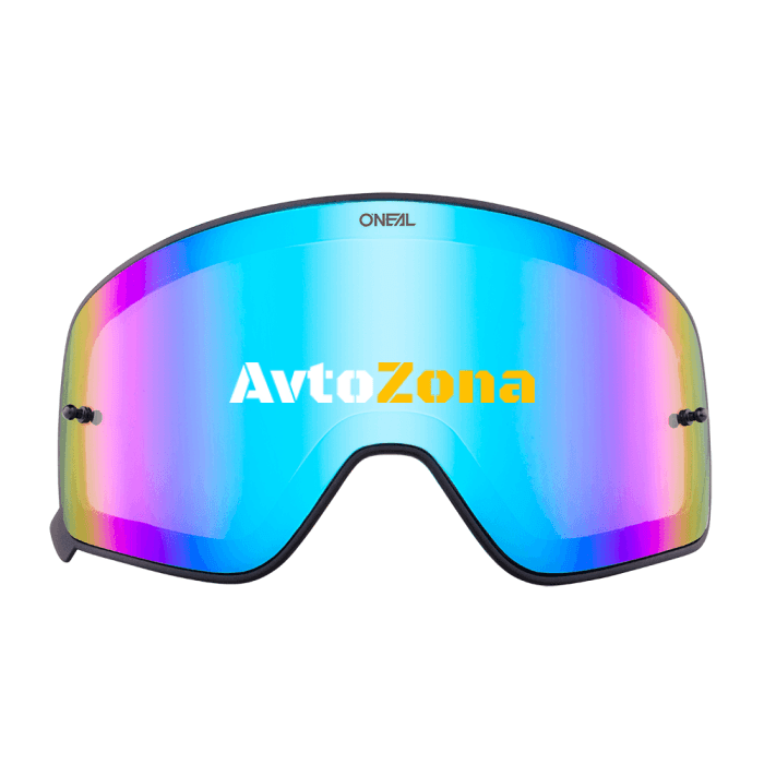 Магнитна плака за очила O’NEAL B-50 BLACK FRAME RADIUM/BLUE - Avtozona