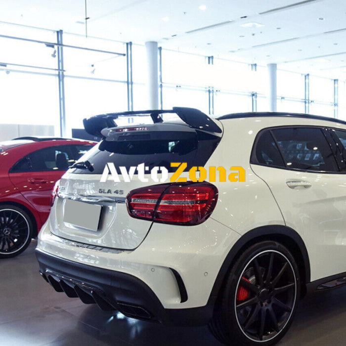 Mercedes GLA X156 (2015-2019) - Спойлер антикрило черен гланц - Avtozona