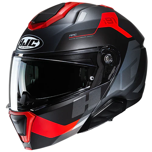 Модуларна Каска HJC i91 Carst Black/Red - Avtozona