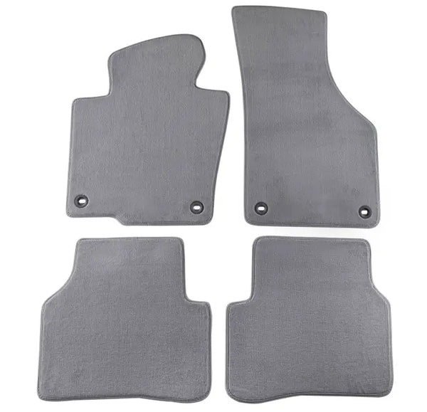 Мокетни стелки Petex за VW Passat B6/B7 (2005-2010) Comet / Сиви / С овални отвори - Avtozona