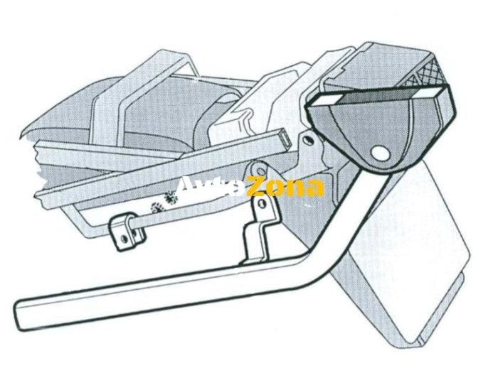 Монтажен комплект за куфари SHAD S0G54T - Avtozona