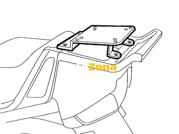 Монтажен комплект за куфари SHAD W0R16T - Avtozona