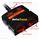 Мощна аварийна сигнална лампа 98 см 72 LED ЛЕД блиц маяк буркан лед бар 12-24V със 15