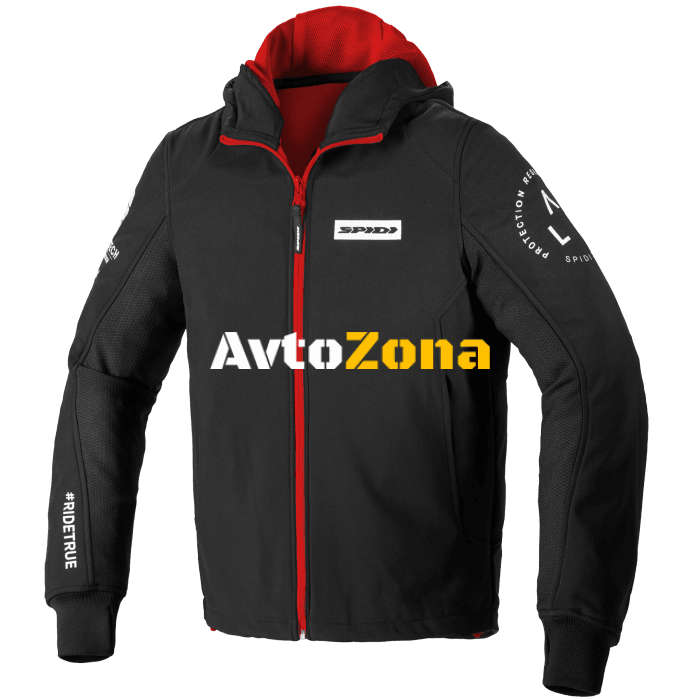 Мото Яке SPIDI HOODIE ARMOR EVO RED - Avtozona