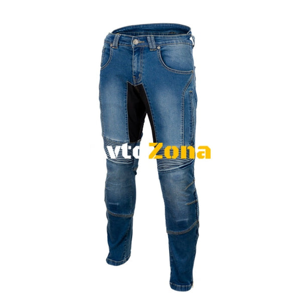 Мото дънки SECA PROTON SLIM FIT BLUE - Avtozona