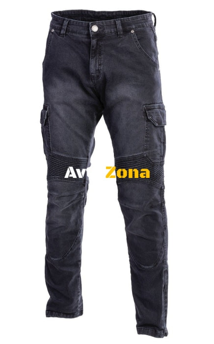 Мото дънки SECA SQUARE SLIM FIT BLACK - Avtozona