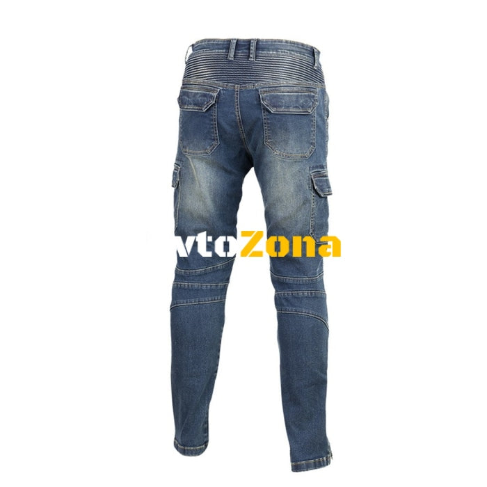 Мото дънки SECA SQUARE SLIM FIT BLUE - Avtozona