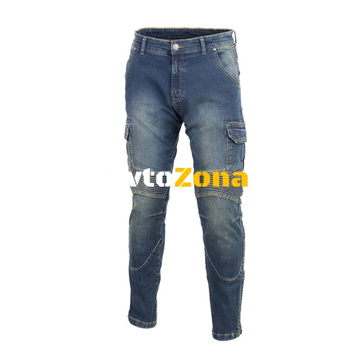 Мото дънки SECA SQUARE SLIM FIT BLUE - Avtozona