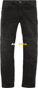 Мото дънки ICON UPARMOR JEANS - BLACK - Avtozona