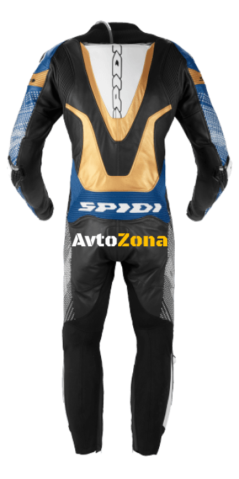 Мото екип SPIDI SUPERSONIC PERF PRO BLUE/GOLD - Avtozona