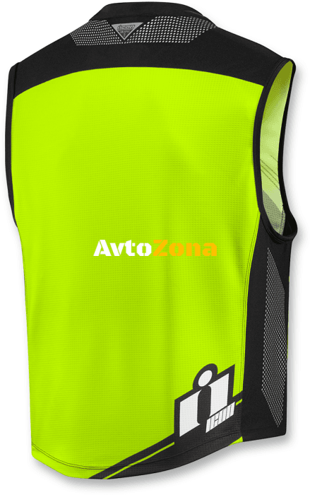 Мото елек ICON Mil Spec 2 Vest Fluorescent Yellow - Avtozona