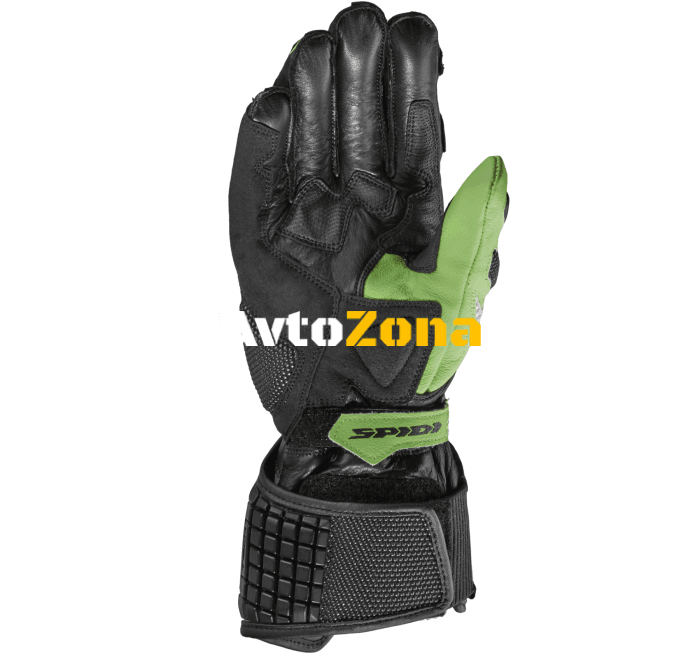 Мото ръкавици SPIDI CARBO 5 BLACK/KAWA GREEN - Avtozona