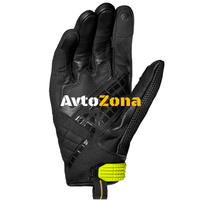 Мото ръкавици SPIDI G-CARBON BLACK/FLUO YELLOW - Avtozona