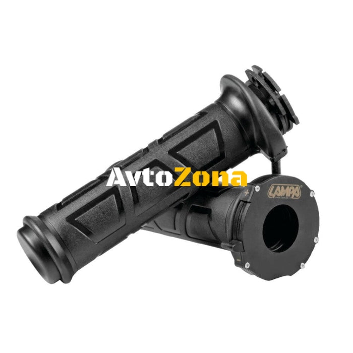 Мото ръкохватки с подгряване 12V Black - 90536 - Avtozona