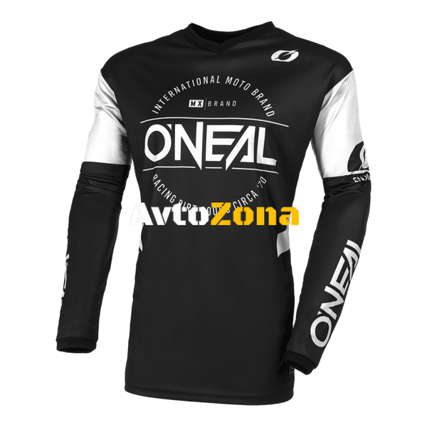 Мотокрос блуза O’NEAL ELEMENT BRAND V.23 BLACK/WHITE - Avtozona