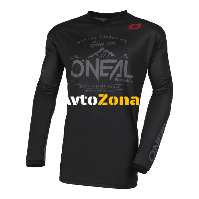 Мотокрос блуза O’NEAL ELEMENT DIRT V.23 BLACK/GRAY - Avtozona