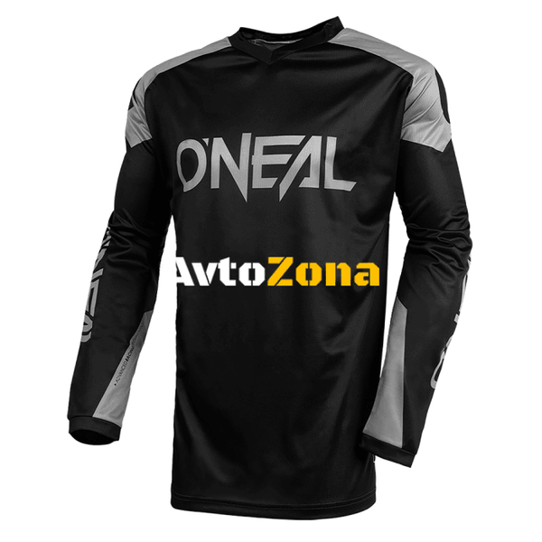 Мотокрос блуза O’NEAL MATRIX RIDEWEAR BLACK/GRAY 2021 - Avtozona