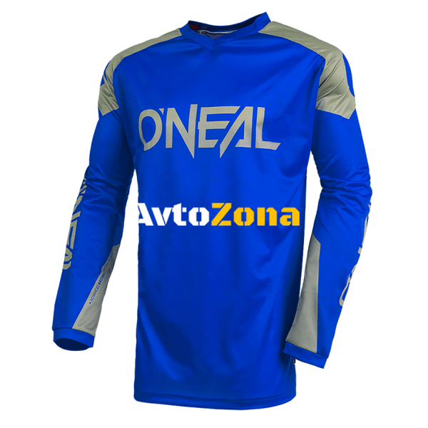 Мотокрос блуза O`NEAL MATRIX RIDEWEAR BLUE/GRAY 2021 - Avtozona