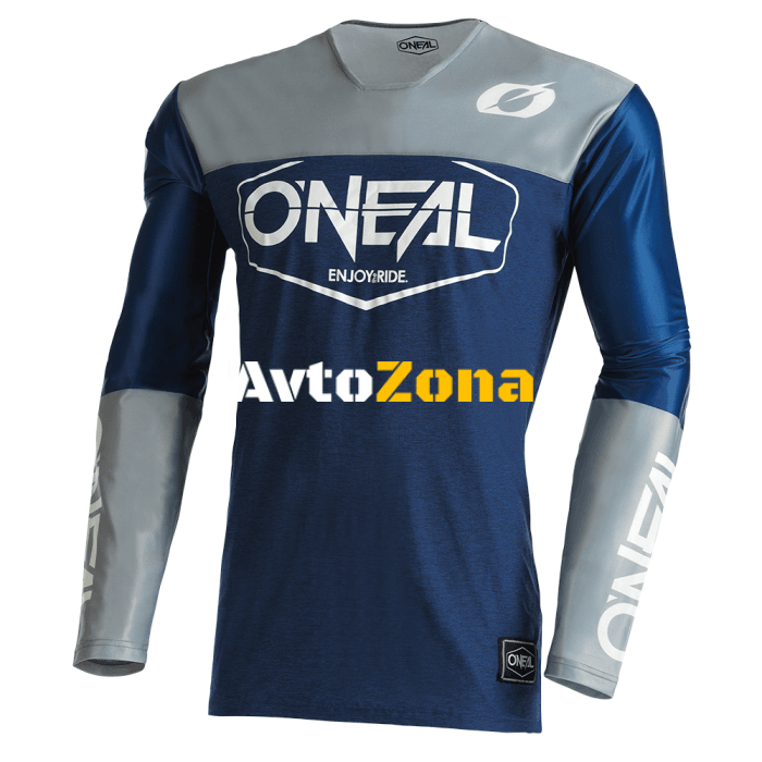 Мотокрос блуза O’NEAL MAYHEM HEXX V.22 BLUE/GRAY - Avtozona