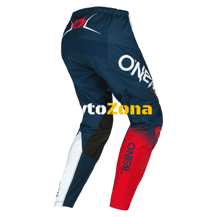 Мотокрос брич O’NEAL ELEMENT RACEWEAR V.22 BLUE/WHITE/RED - Avtozona