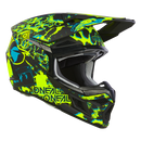 Мотокрос каска 3SERIES ASSAULT BLACK/NEON YELLOW V.24 - Avtozona