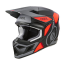 Мотокрос каска 3SERIES VISION BLACK/RED/GRAY V.24 - Avtozona