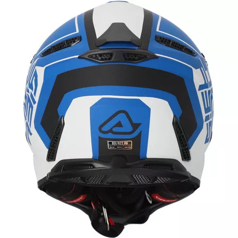 Мотокрос каска ACERBIS PROFILE 5 WHITE/BLUE - Avtozona