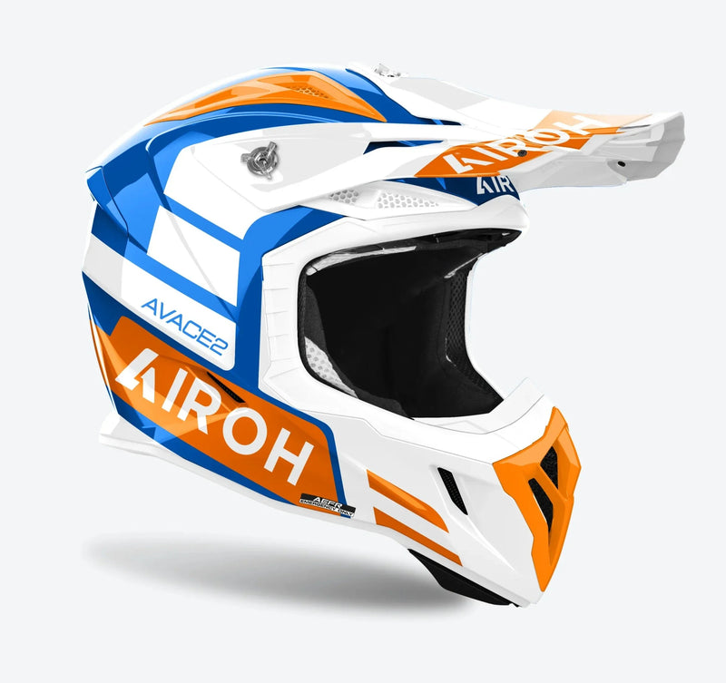 Мотокрос каска AIROH AVIATOR ACE 2 SAKE ORANGE GLOSS - Avtozona